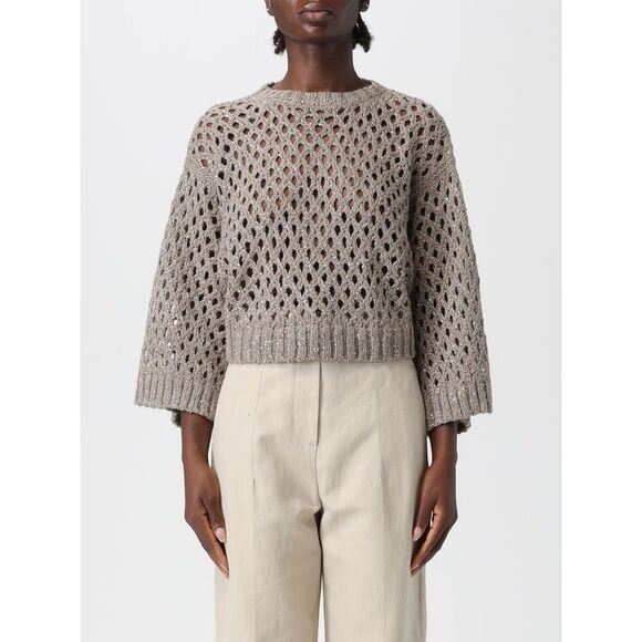 Brunello Cucinelli Pants Woman Beige